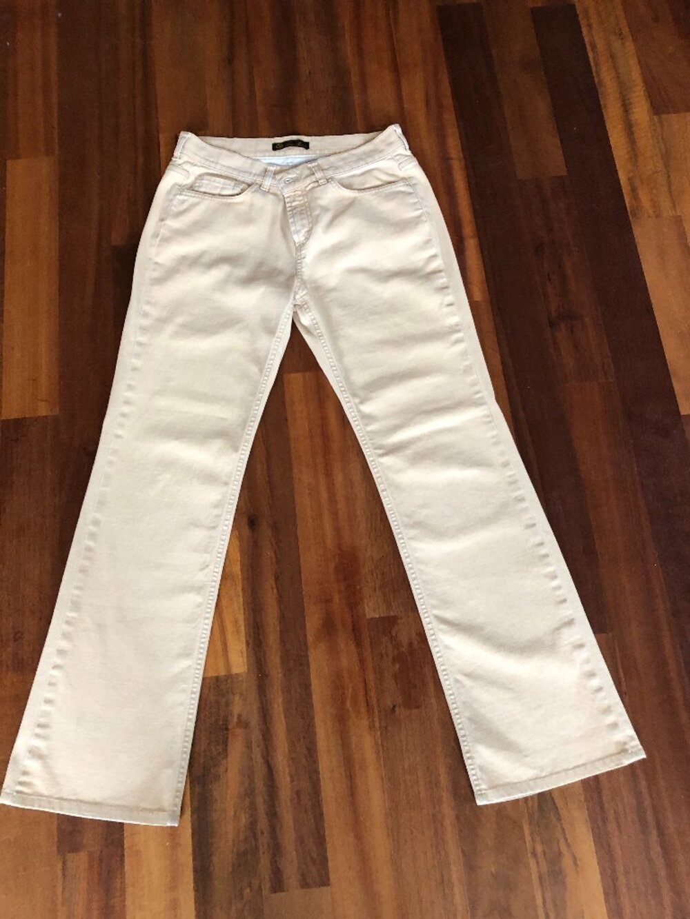 Loro Piana Light Camel Cotton Stretch Jeans IT 44 Made in Italy